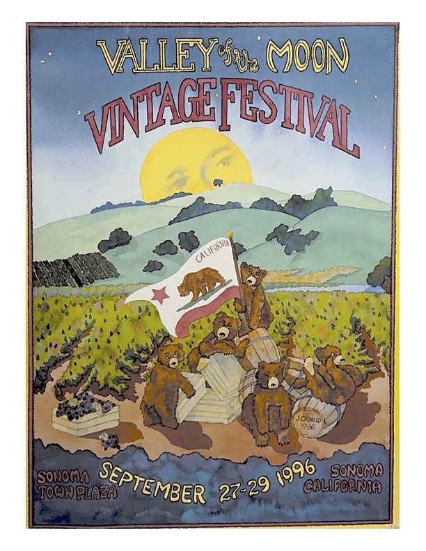 1996 Vintage Festival Poster